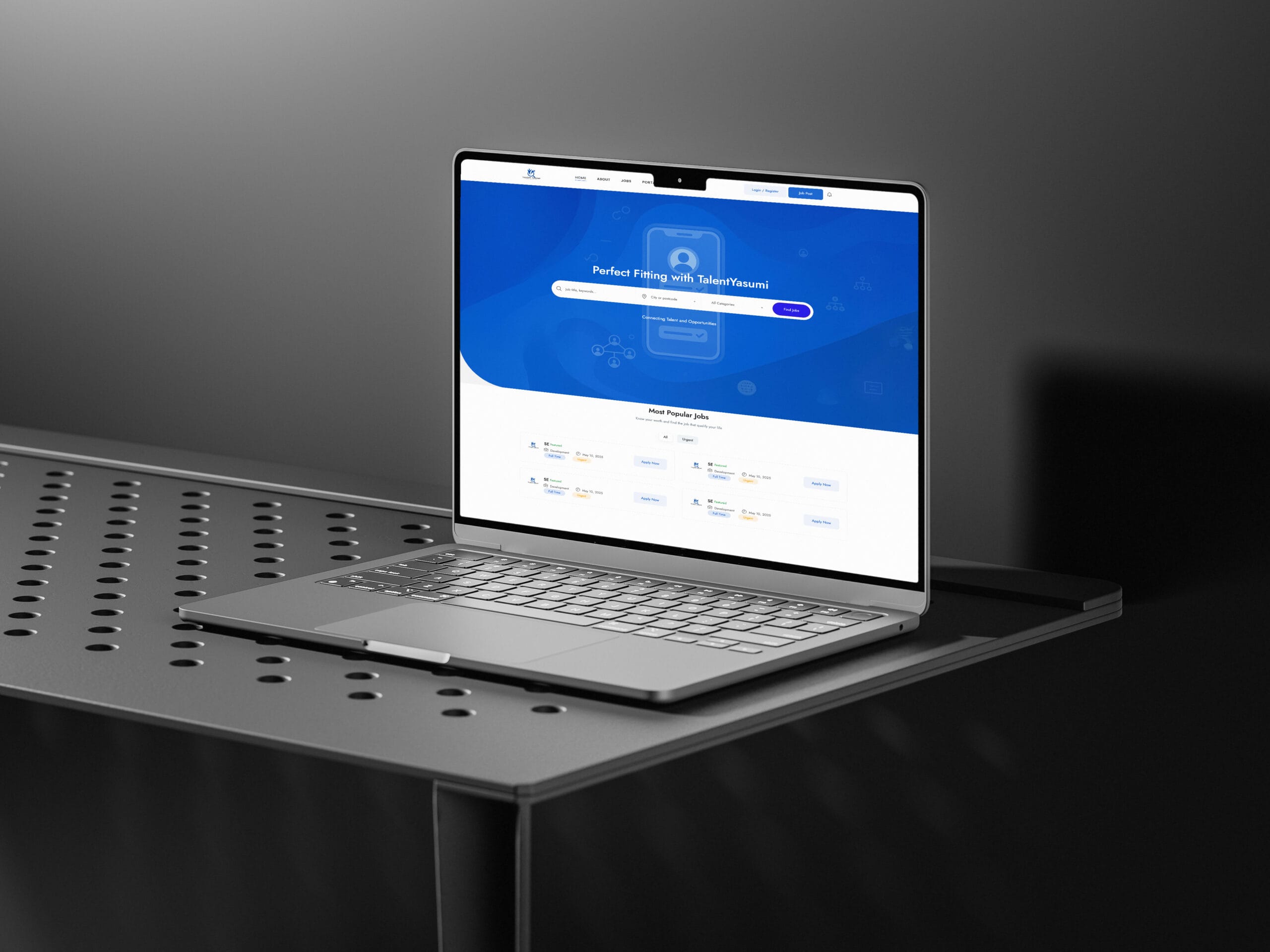 Website design for Talent Yasumi by A Eye Creations